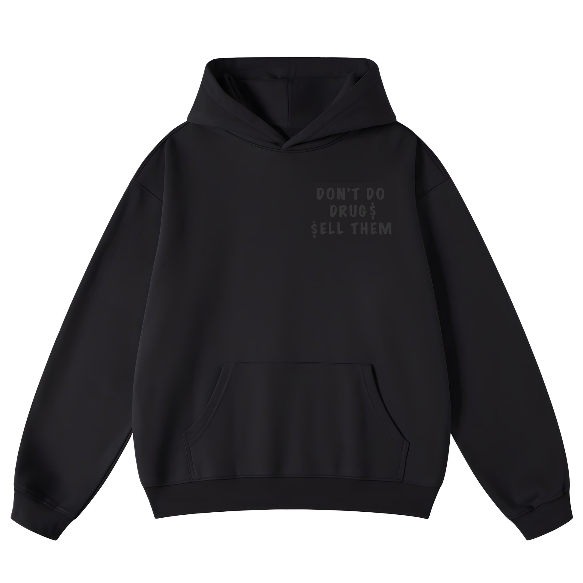 Drugs Hoodie Black Logo