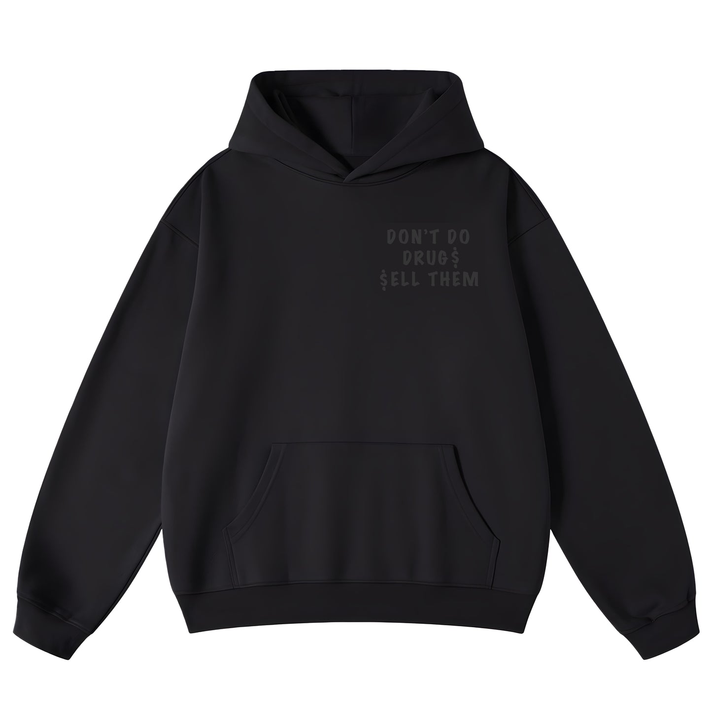 Drugs Hoodie Black Logo