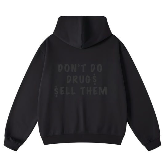 Drugs Hoodie Black Logo