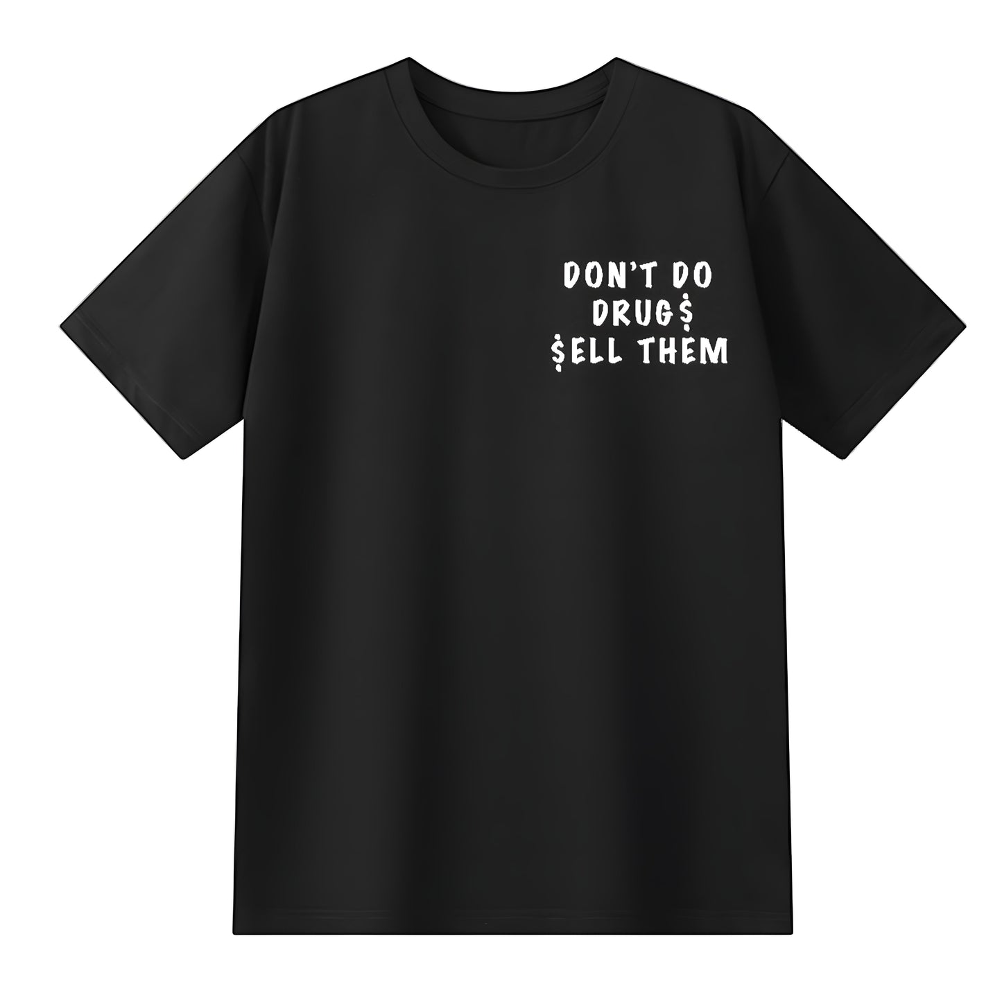 Drugs T-Shirt White Logo