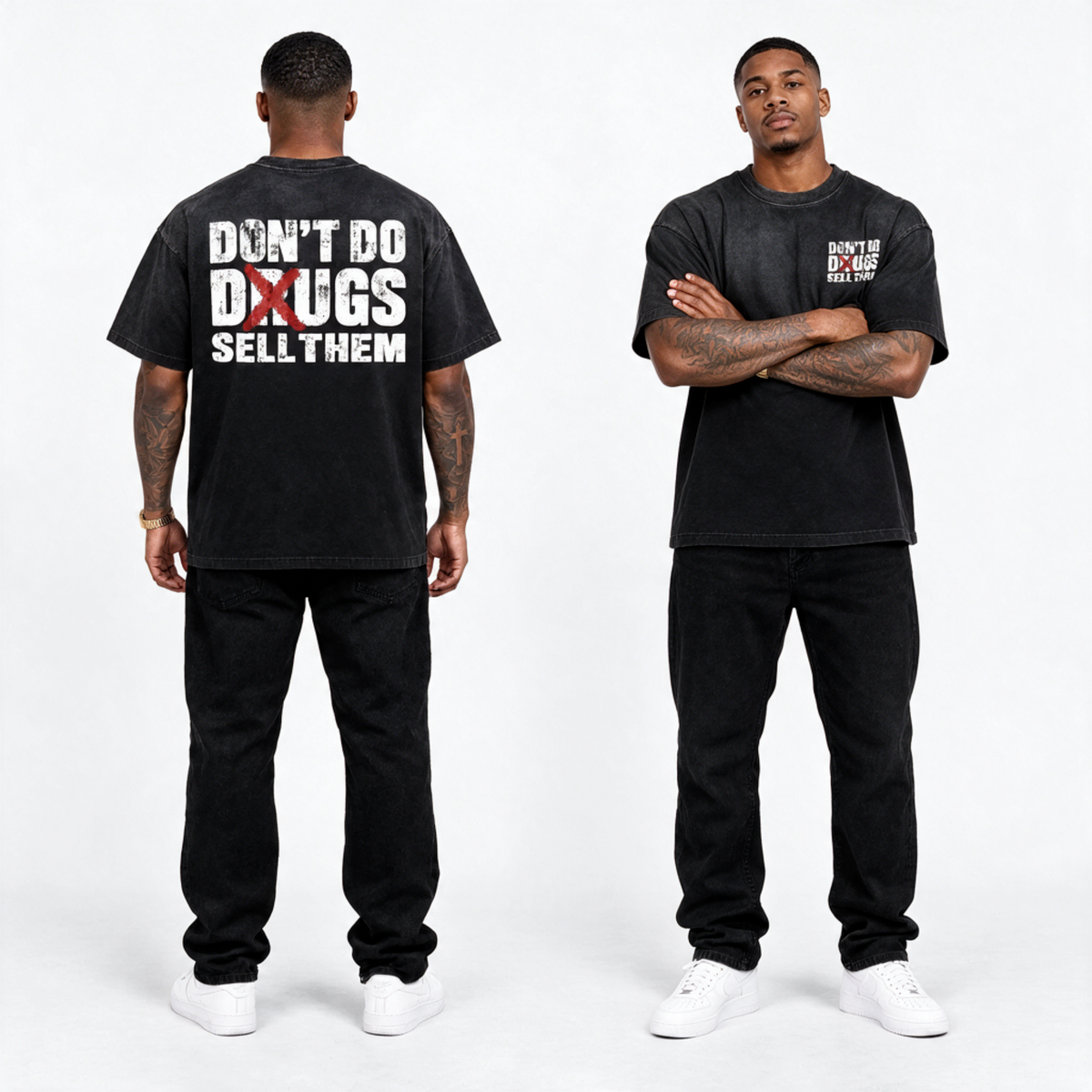 SELL THEM WASHED BLACK