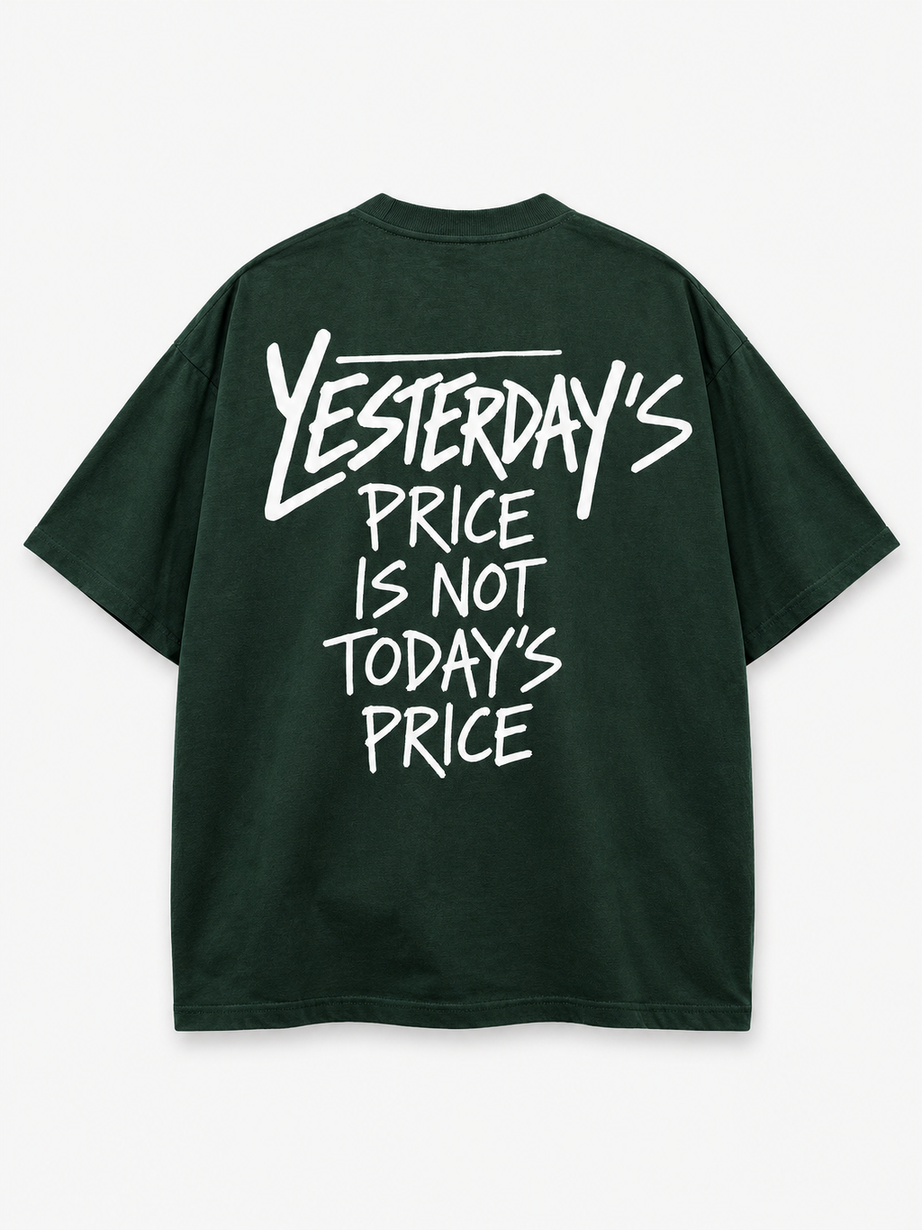 YESTERDAY'S PRICE GREEN