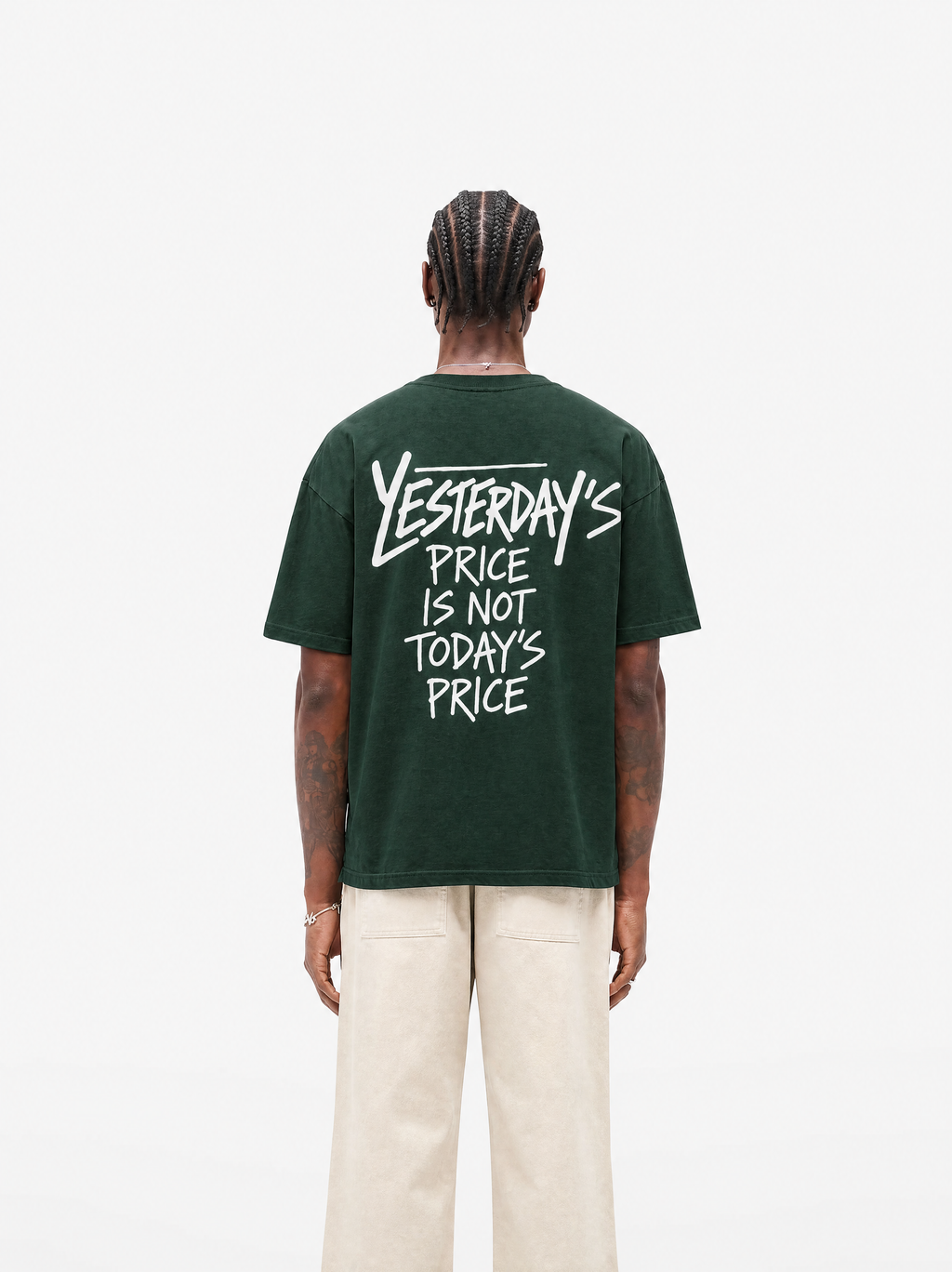YESTERDAY'S PRICE GREEN