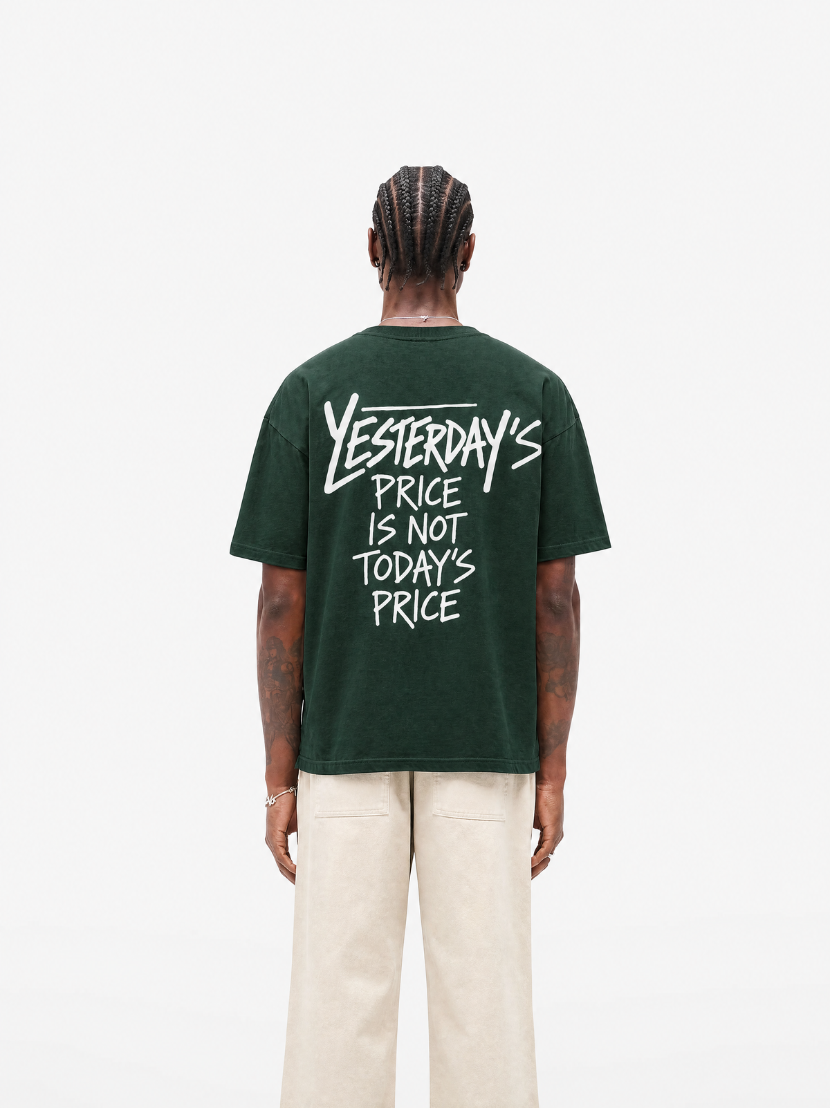 YESTERDAY'S PRICE GREEN