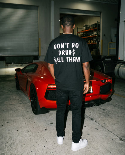 Drugs T-Shirt White Logo