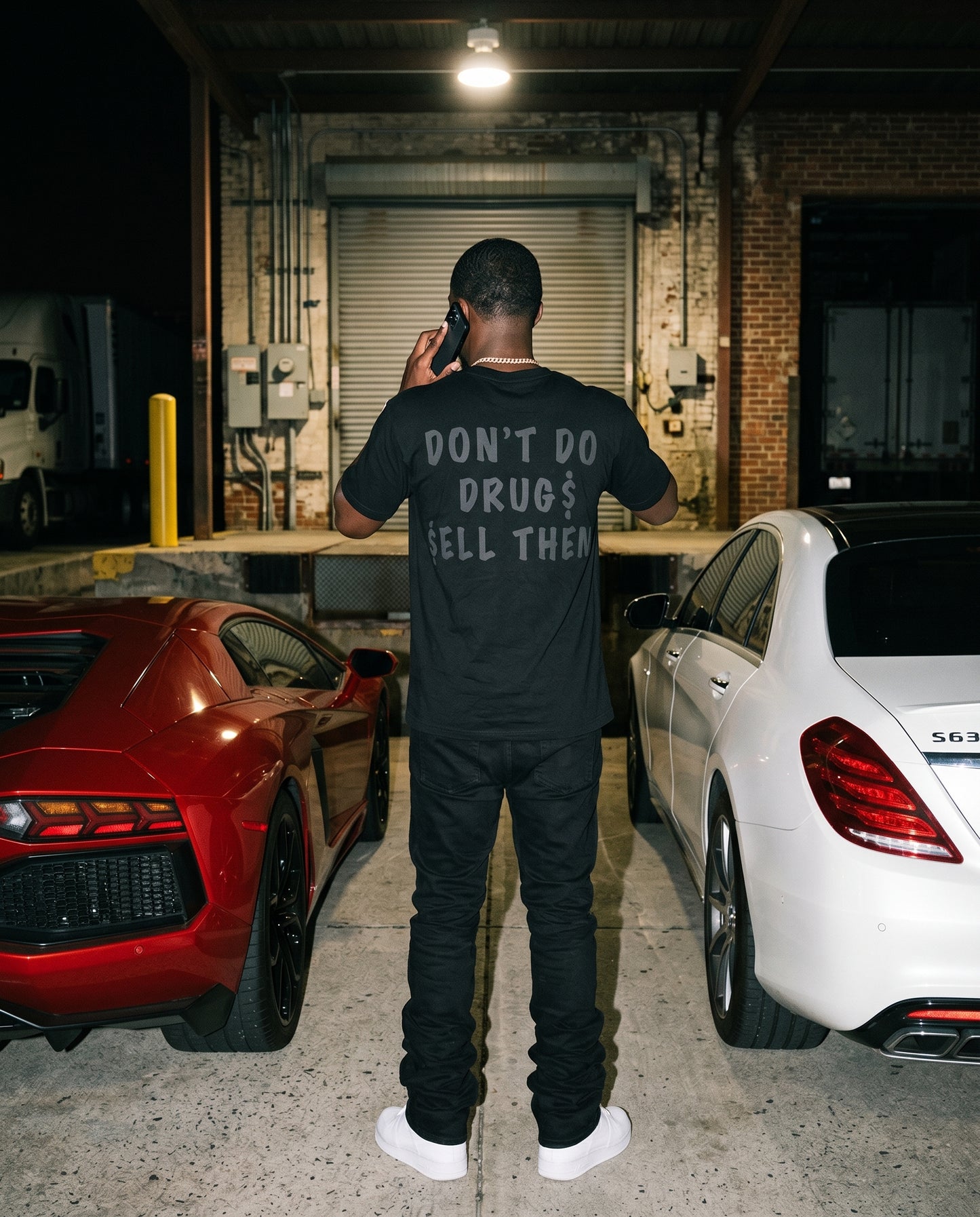 Drugs T-Shirt Black Logo