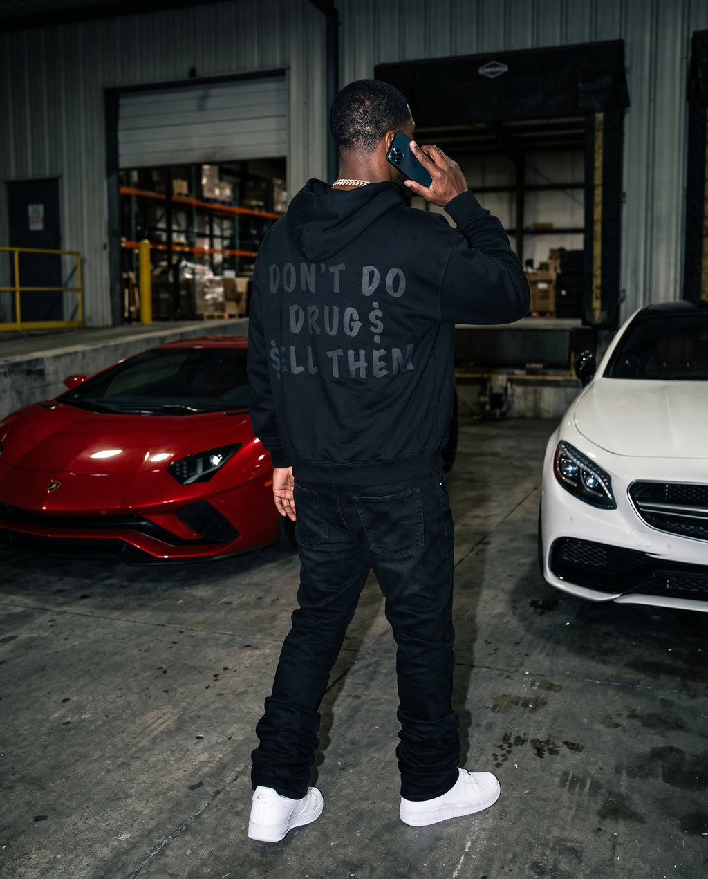 SELL THEM HOODIE BLACK LOGO